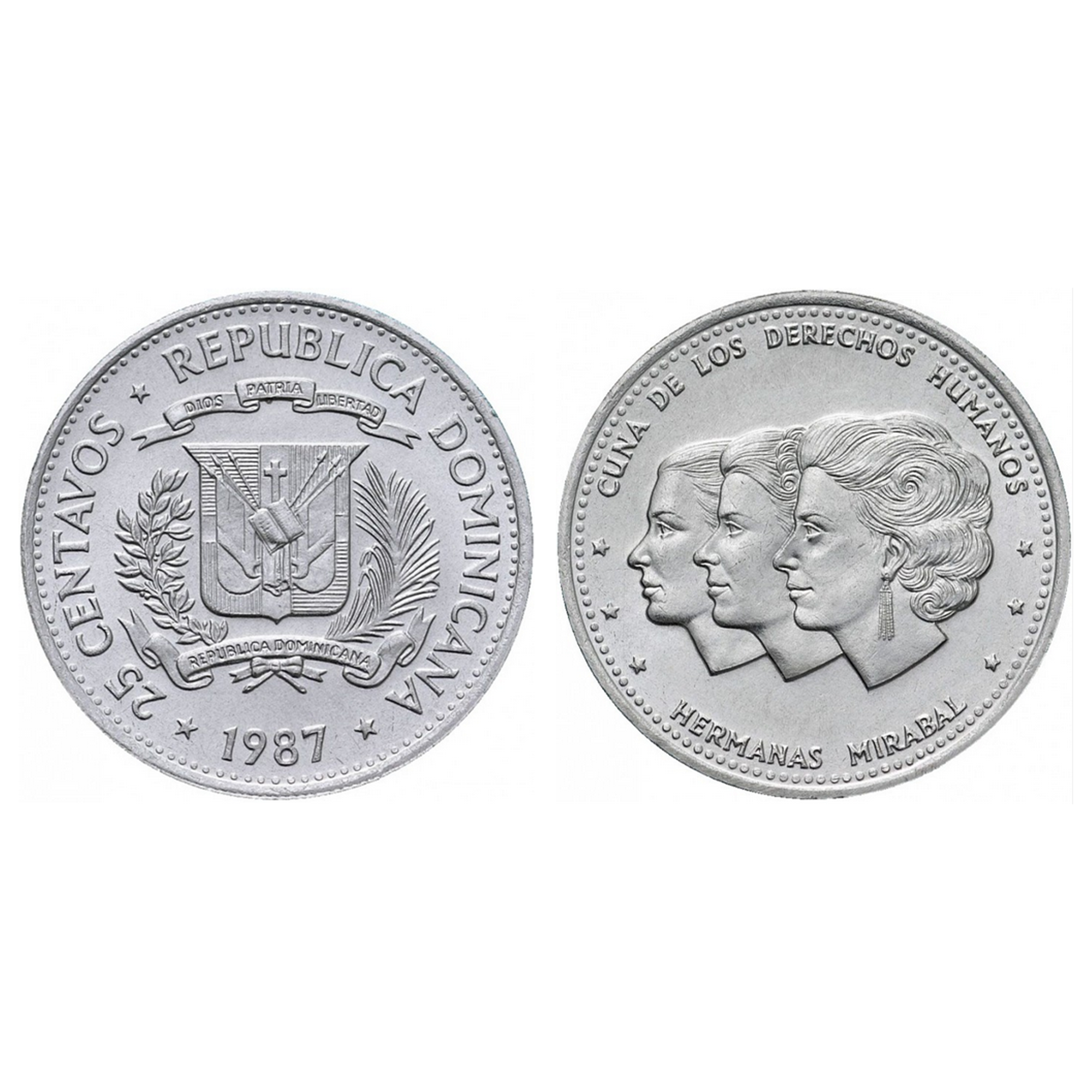 Dominican Republic 25 Centavos