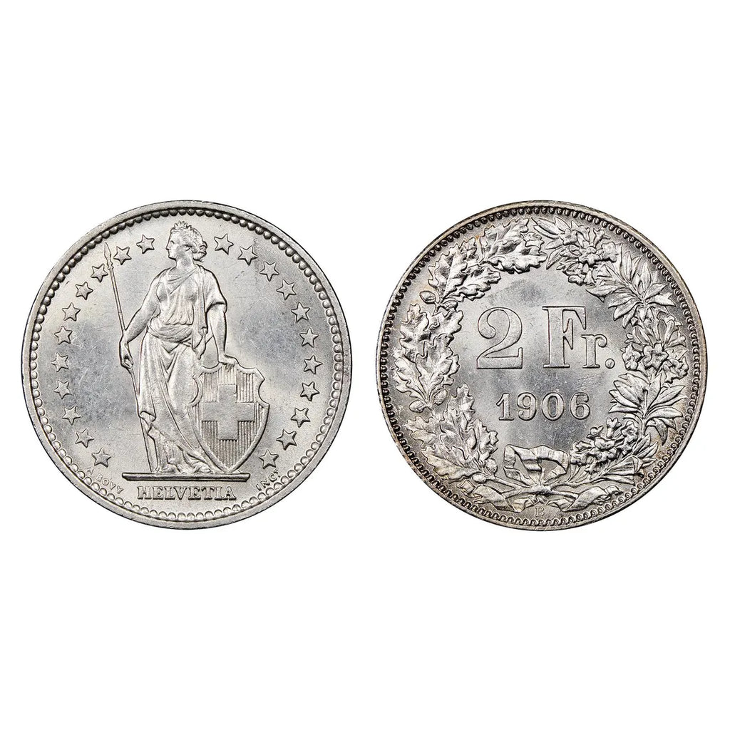 Switzerland 2 Francs Silver