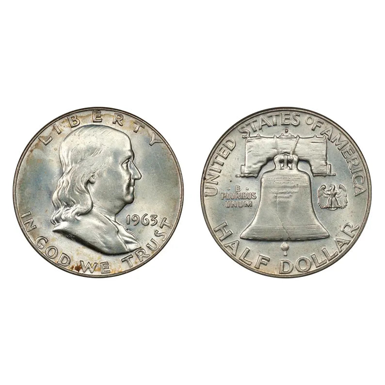 Benjamin Franklin Silver Half Dollar